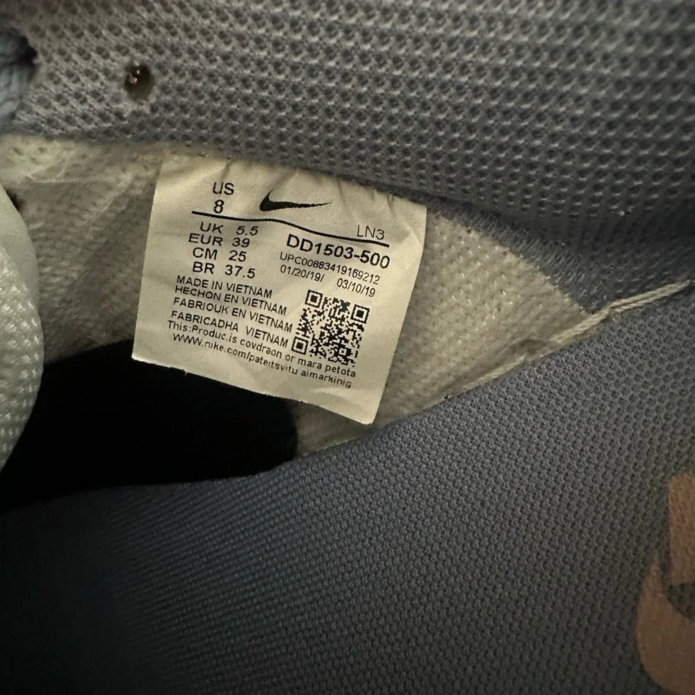 Nike Dunk Low Pastel Blue with Pink Swoosh - Picture 10 of 10